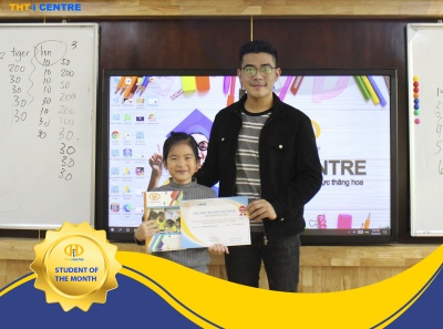 VINH DANH “BEST STUDENT OF THE MONTH” THÁNG 11